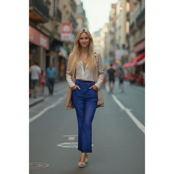 NYDJ Denim - NYDJ Not Your Daughters Jeans Boot Cut Vintage 2005 Tummy Tucker Size 8 Petite